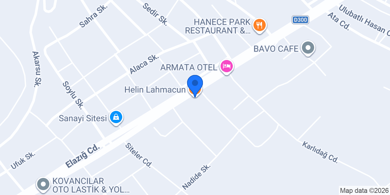 Helin Lahmacun konumu