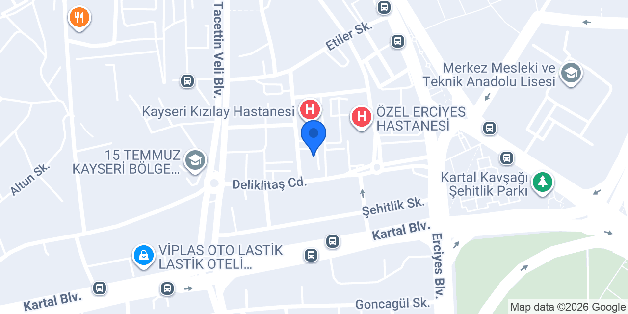 Korkmaz Rezidans konumu
