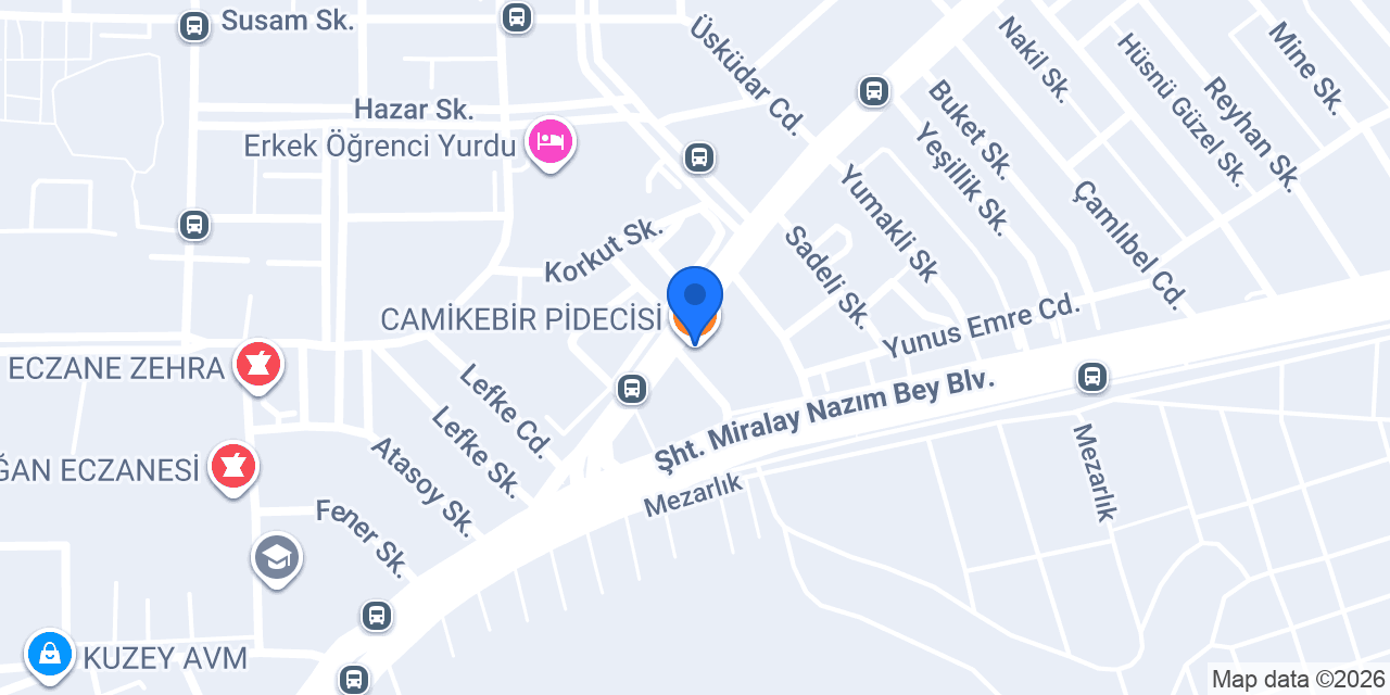 CAMİKEBİR PİDECİSİ konumu