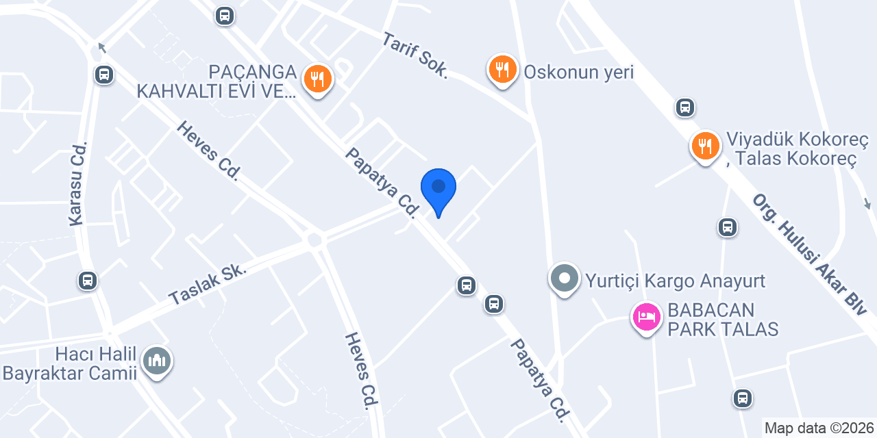 Papatyam Eczanesi konumu