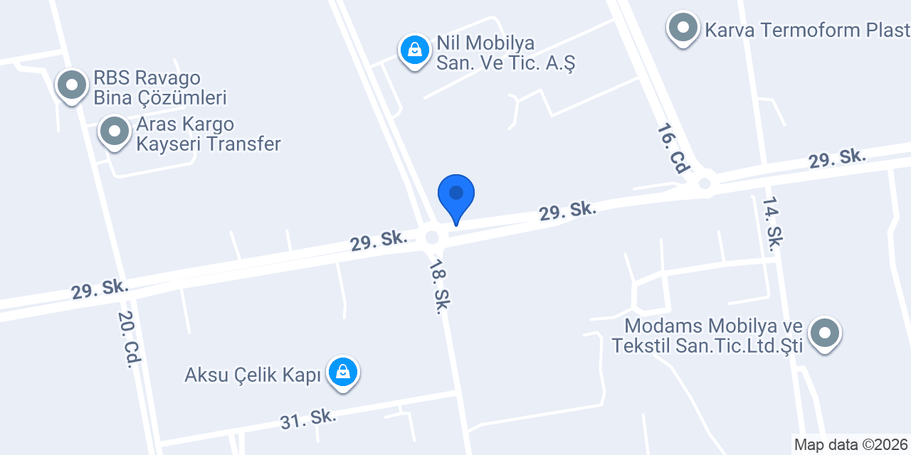 Çat Kapı Çelik Kapı konumu