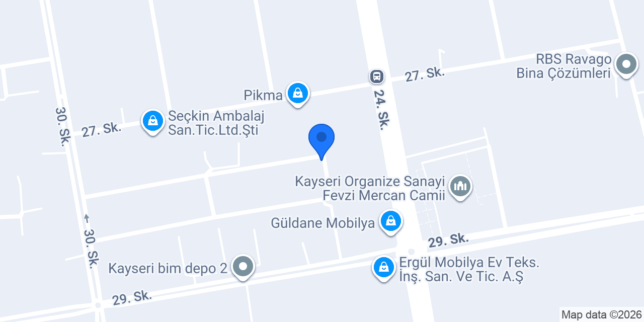 Sarıyıldız makine konumu