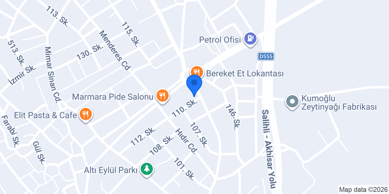 Halkbank Gölmarmara Şubesi konumu