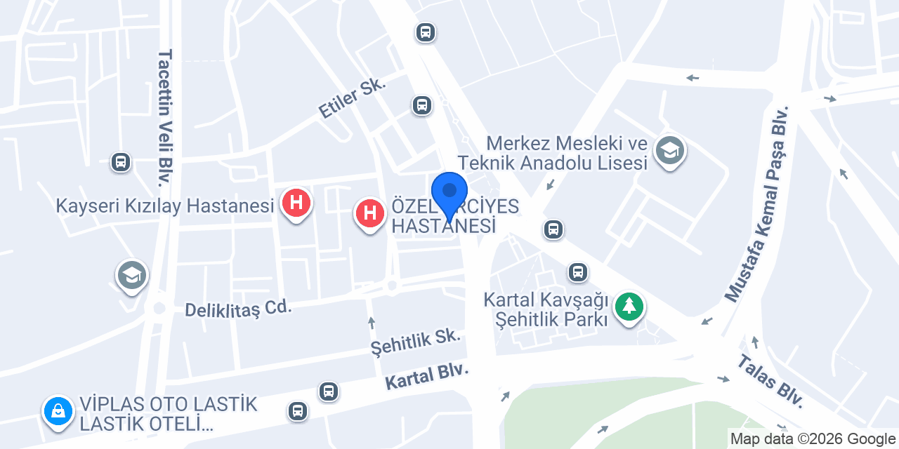 Hüma Hastanesi konumu