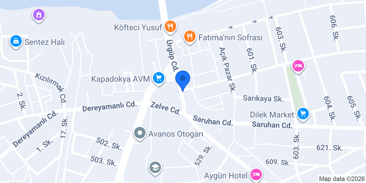 Ekonomik Balık Avanos konumu
