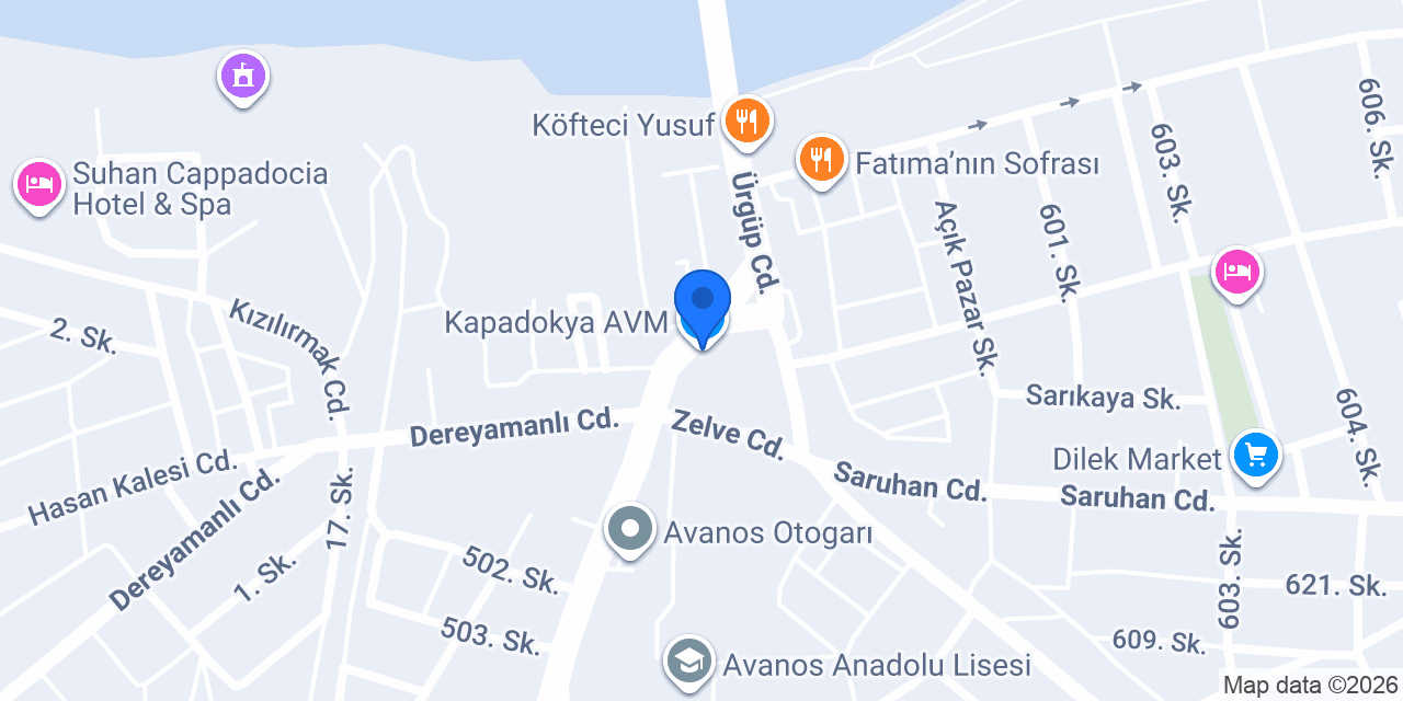 Kapadokya AVM konumu