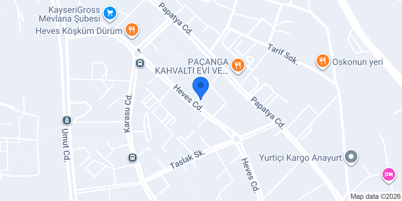 Talas Tantuni konumu
