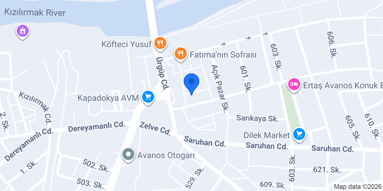 İSTANBUL AVM AVANOS konumu
