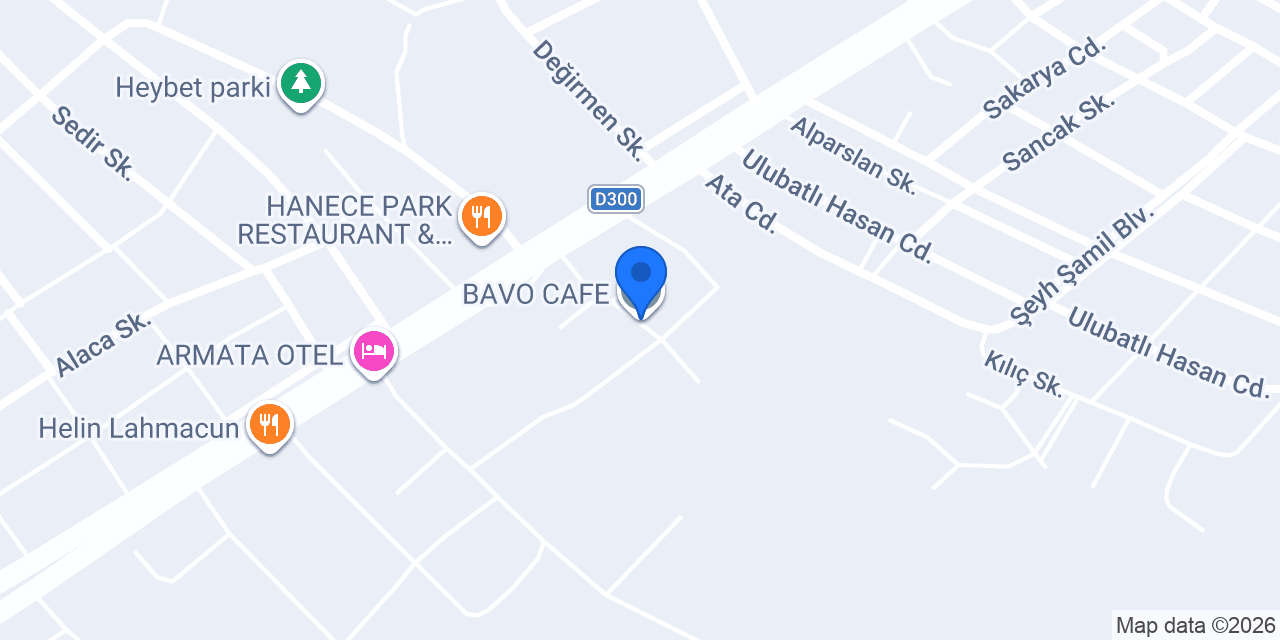 BAVO CAFE konumu