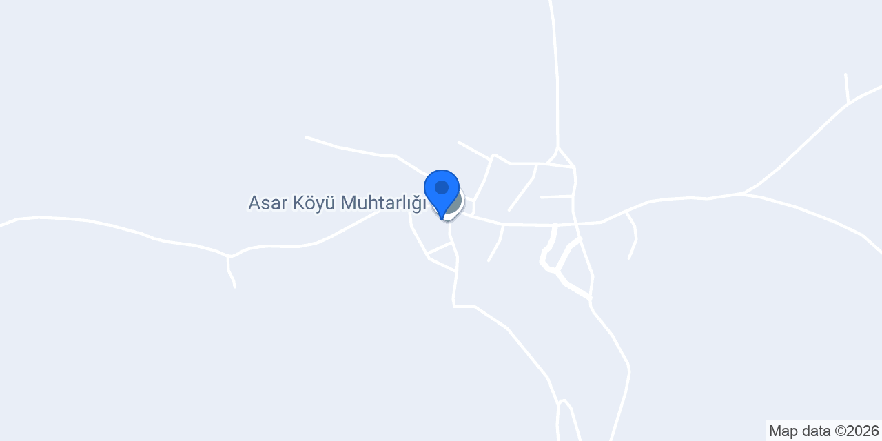 Asar Köyü Muhtarlığı konumu