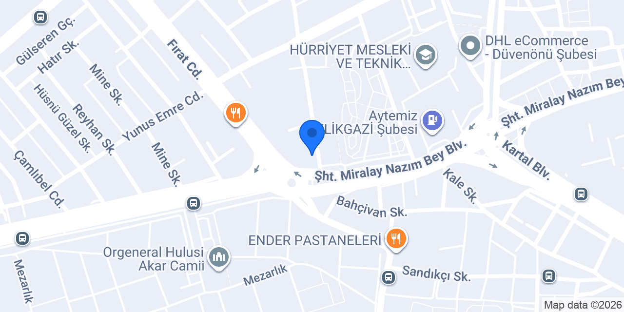 Senin Büfe konumu