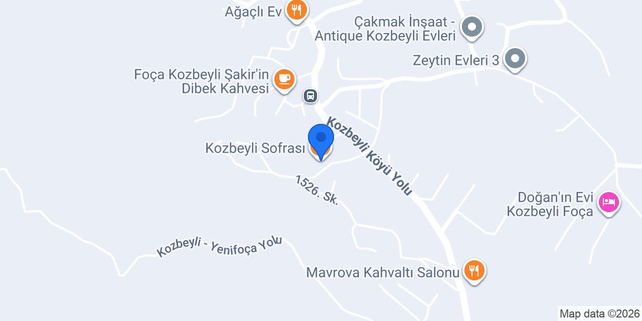 Kozbeyli Sofrası konumu