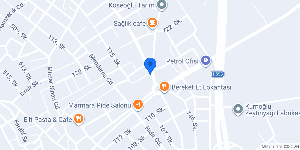 Yılmaz Aperatif konumu