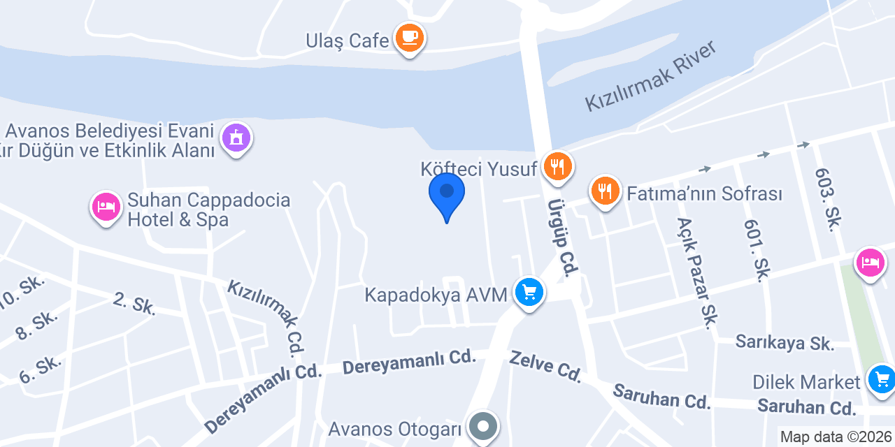 Avanos Forklift kiralama konumu