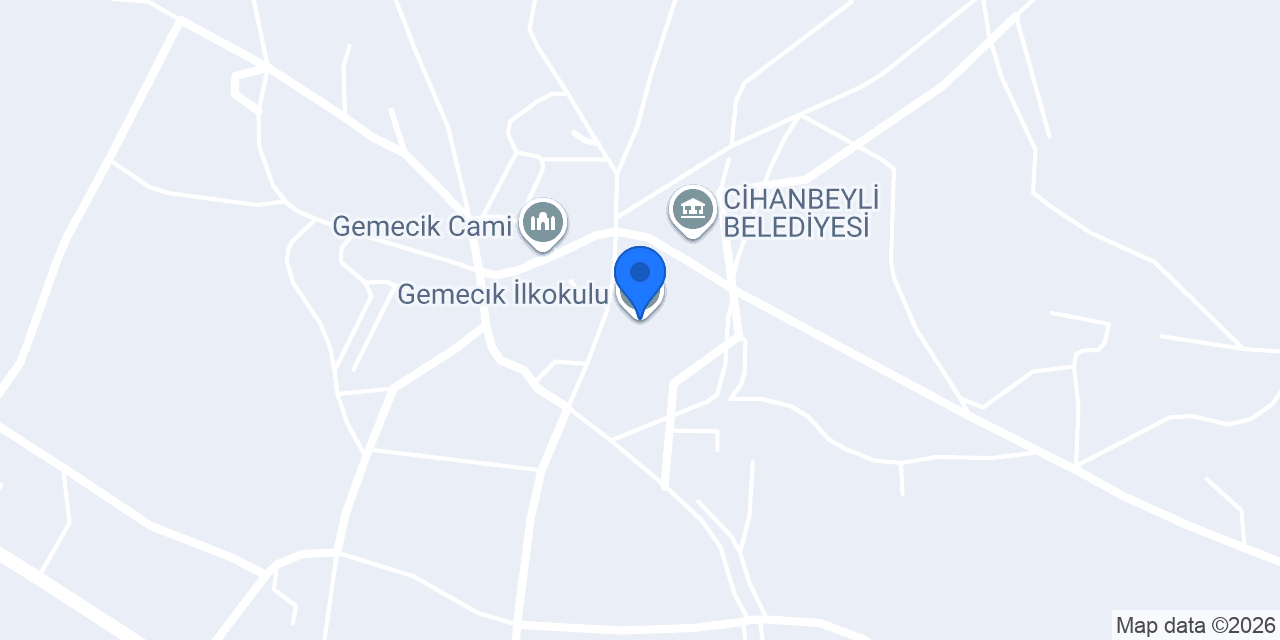 Gemecık İlkokulu konumu