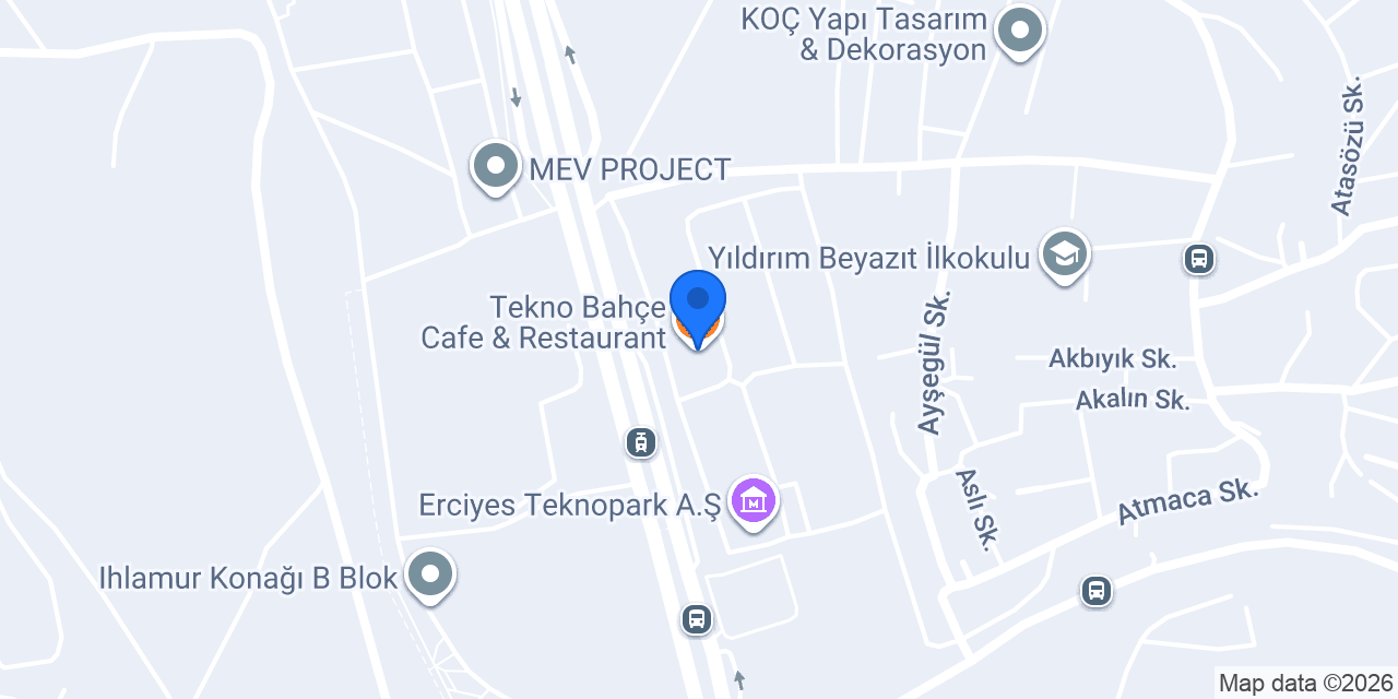 Tekno Bahçe Cafe & Restaurant konumu