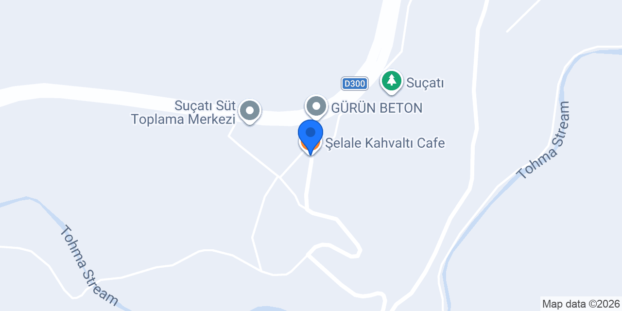 Şelale Kahvaltı Cafe konumu