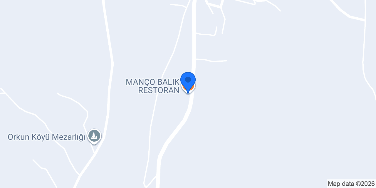 MANÇO BALIK RESTORAN konumu