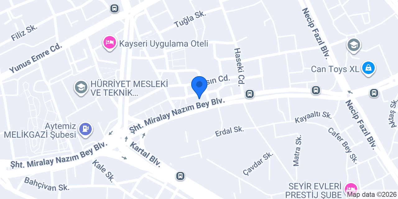 Melek Eczanesi konumu