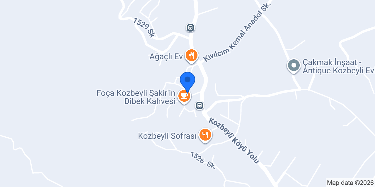 Köylüm Cafe konumu