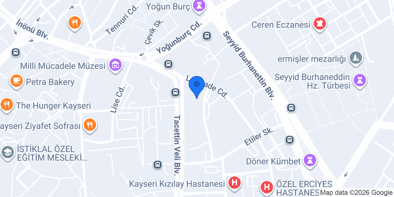 Bayraktar Et Sitesi konumu