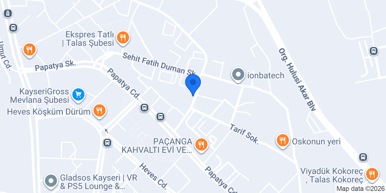 Tiryakioğlu Eczanesi konumu