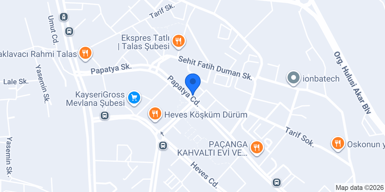 Merdan Tekel konumu