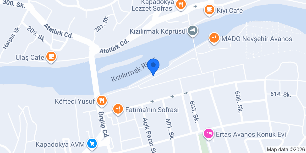 Irmak Lounge & Cafe konumu