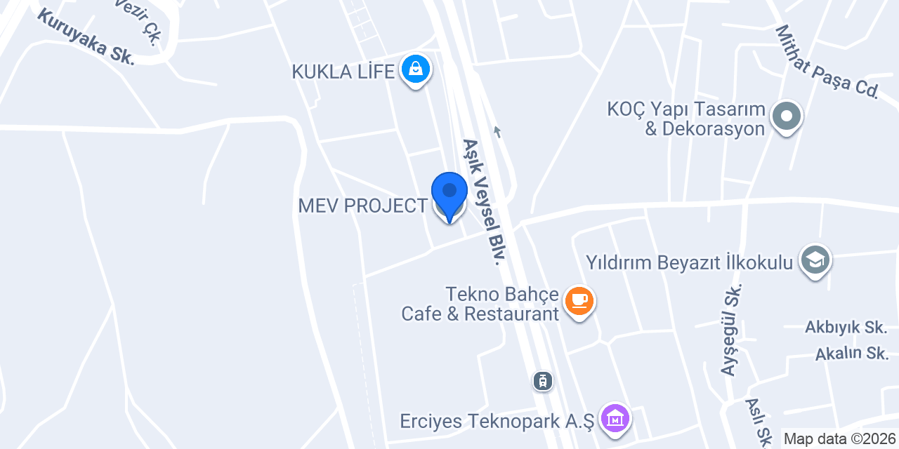 MEV PROJECT konumu