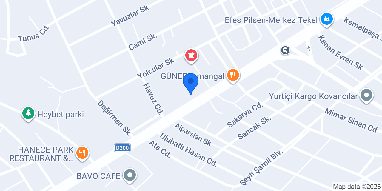 Halkbank Kovancılar Şubesi konumu