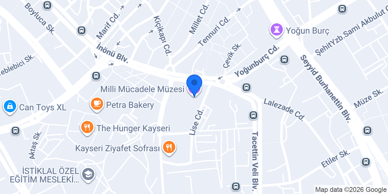 Milli Mücadele Müzesi konumu