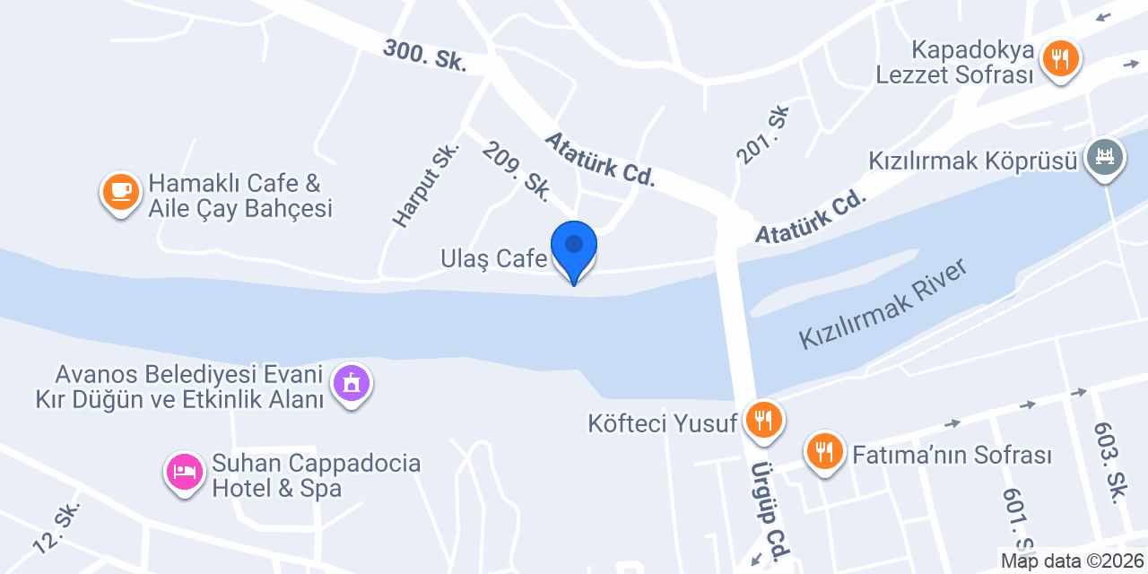 Ulaş Cafe konumu