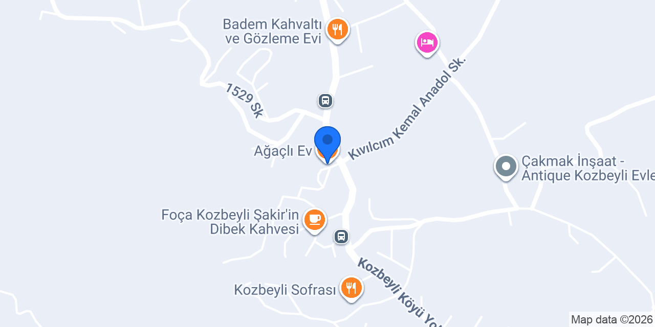 Ağaçlı Ev konumu