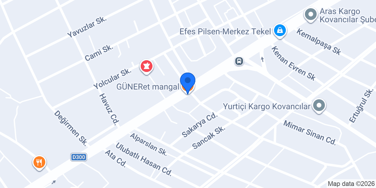 GÜNERet mangal konumu