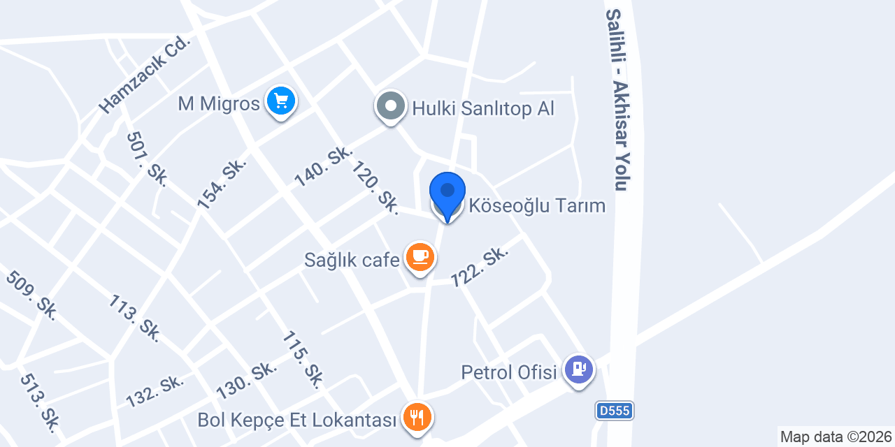 Köseoğlu Tarım konumu