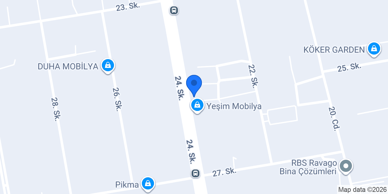 Rosse Mobilya konumu