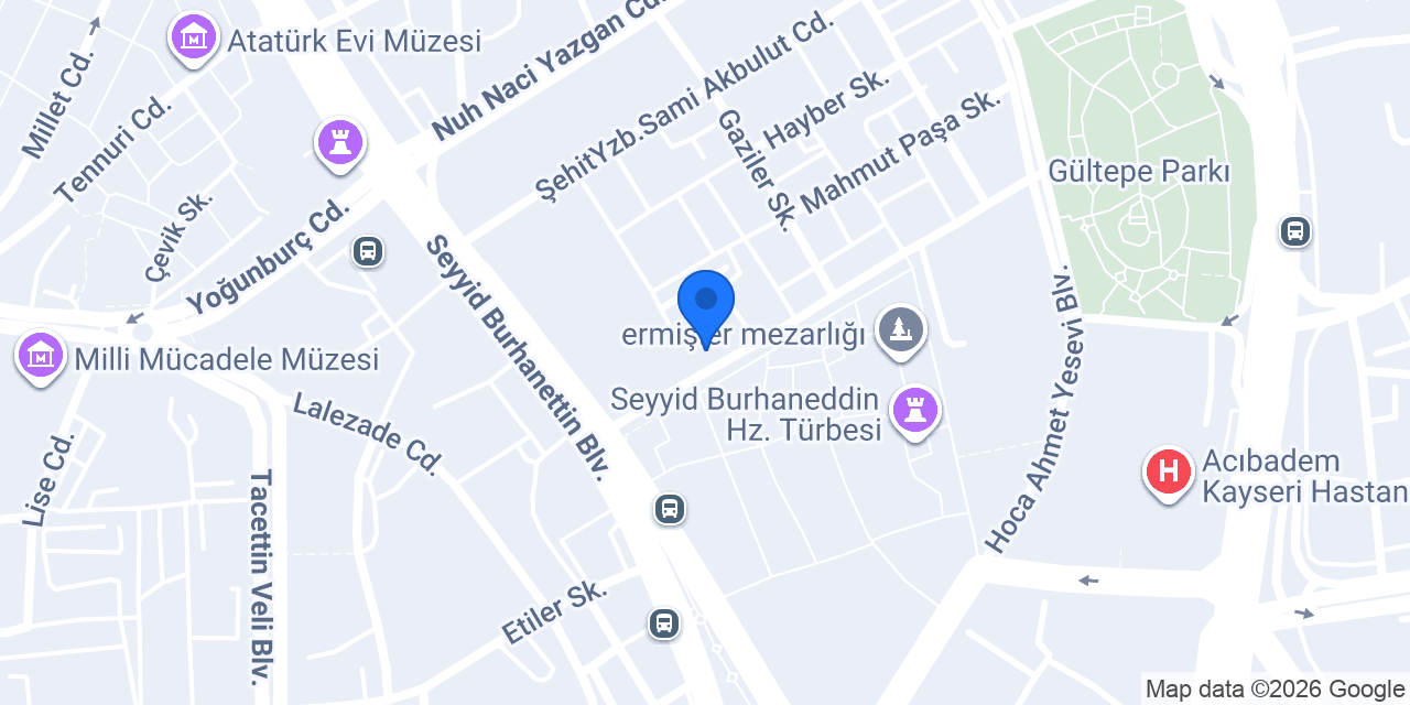 Fizyospa Kayseri konumu