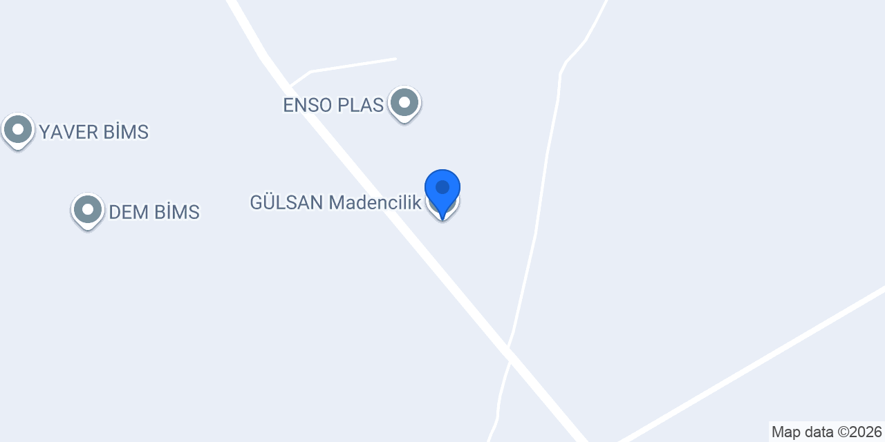 GÜLSAN Madencilik konumu