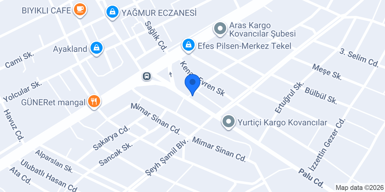 Ayakcenter konumu