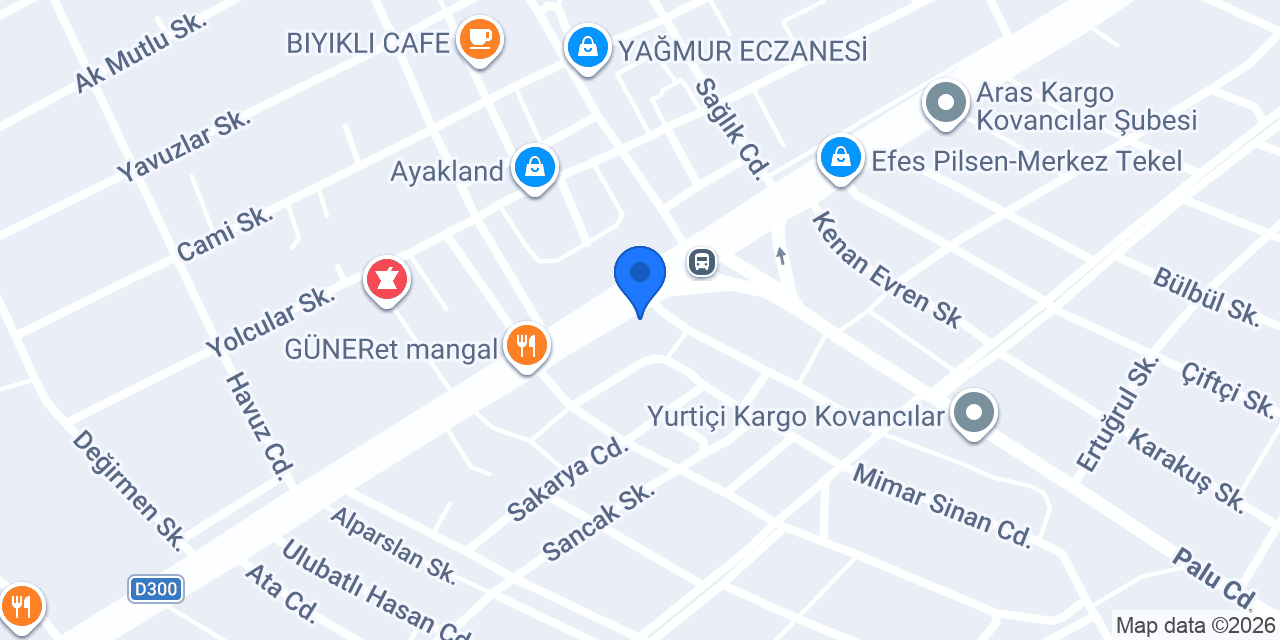 Merkez Taksi konumu