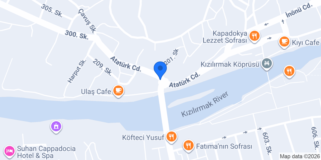 Avanos 7/24 Özel Taksi konumu