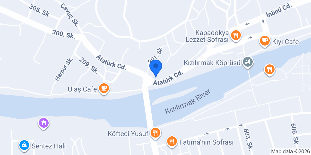 Nevizade Kapadokya konumu