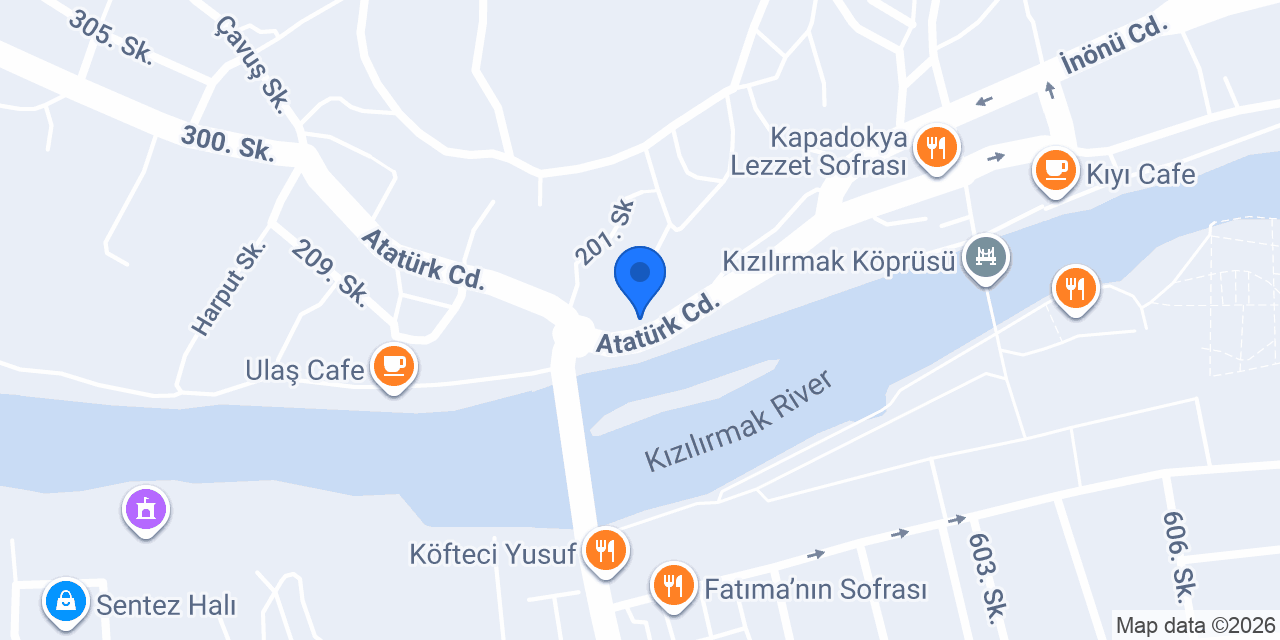 Meral Sultan Kayseri Mutfağı konumu