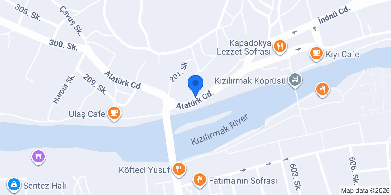 Kubaba Coffee konumu