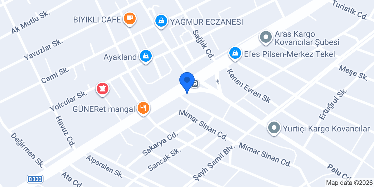 İris Güzellik Salonu konumu