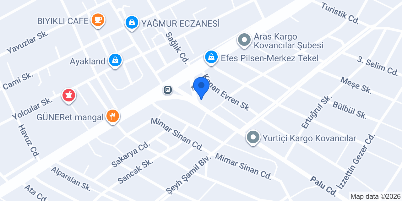 Kaya Döner konumu