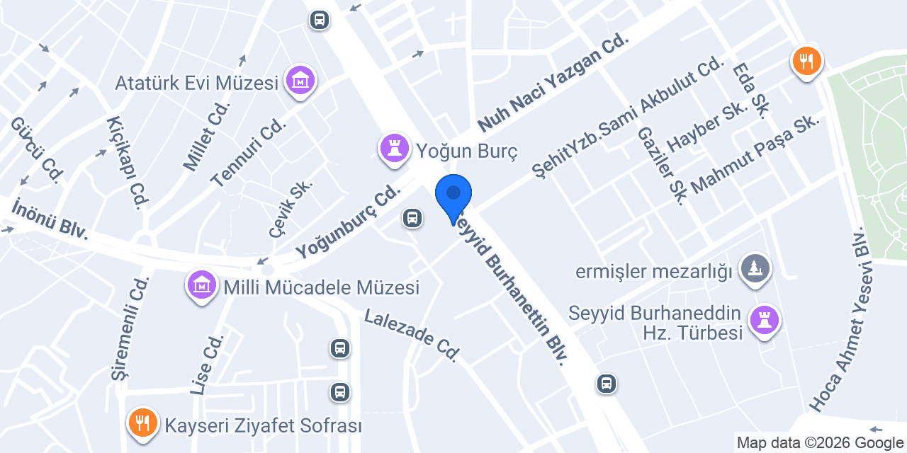 Arya Rezidans Otel konumu