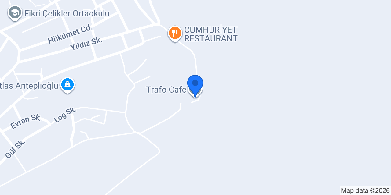 Trafo Cafe konumu
