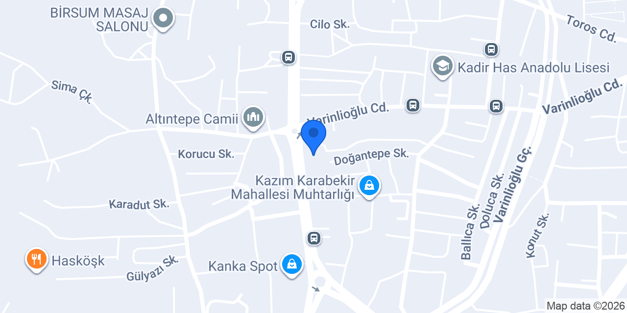 Fevziye Mollaoğlu Ortaokulu konumu
