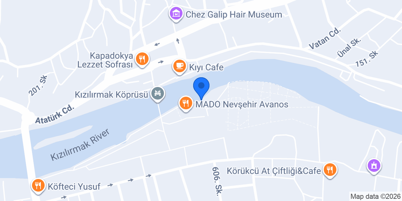 Sur Balık Restoran Avanos konumu